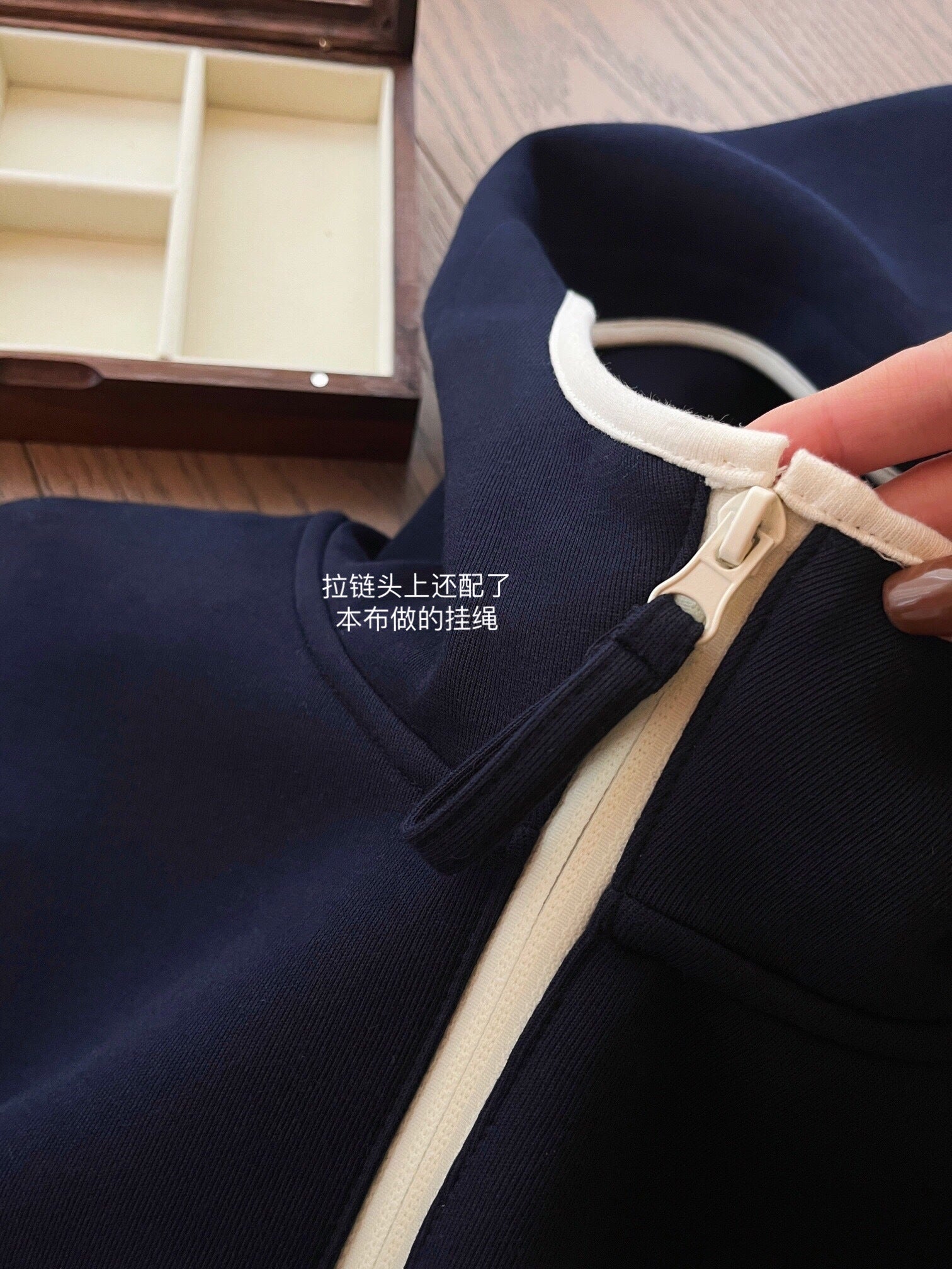 Hooded Color-Block Half-Zip Sweatshirt