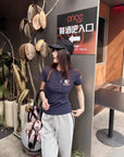 American Style Printed Fitted Cotton Tee