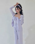 Taro Halter Cardigan Three-Piece Set