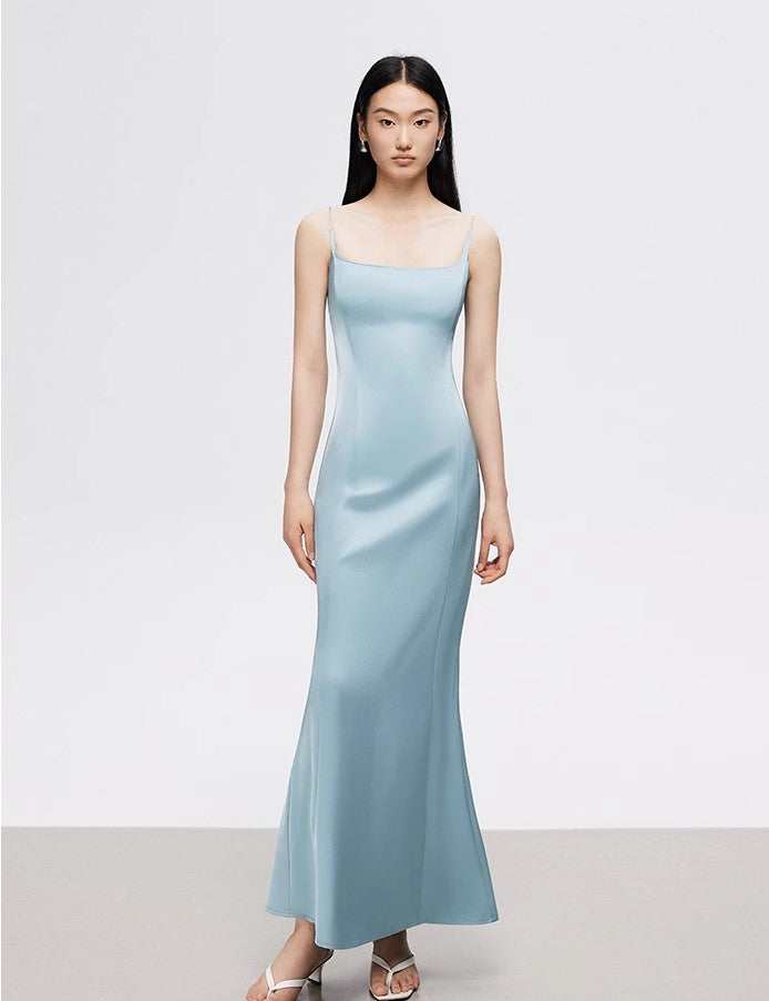 Lucury Ribbon Satin Dress