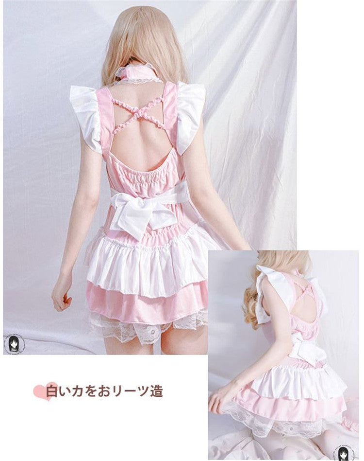 Cute Pink Maid Suit