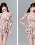 Elegant 4-Piece Chic Bikini Set