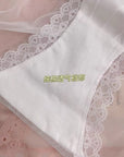 French Light Luxury Ice Silk Pleated Gauze Panties  (Pack of 2)