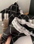 100% Pure Wool Paris Eiffel Tower Scarf(with gift box)