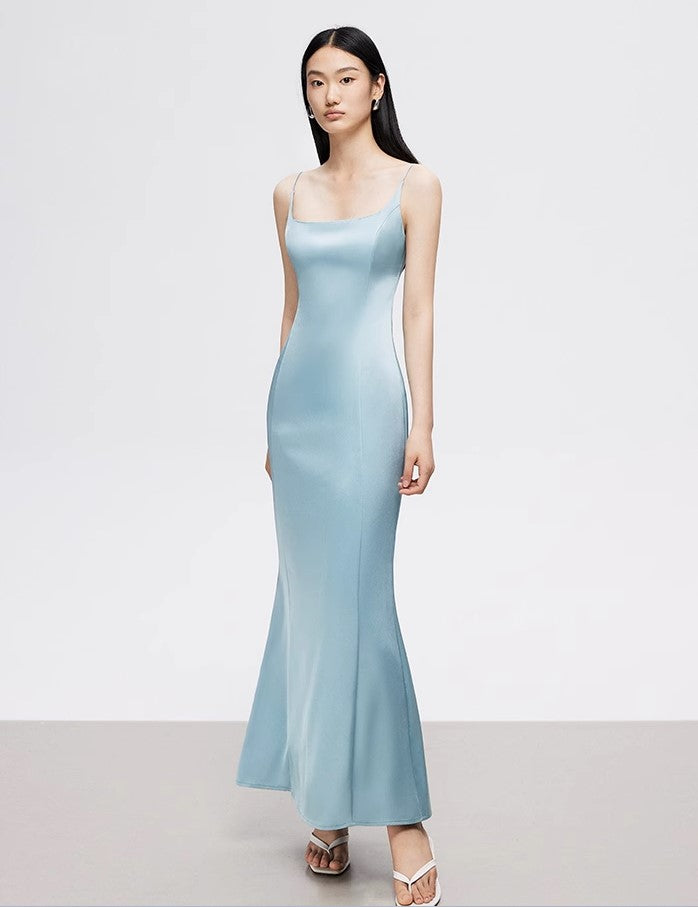 Lucury Ribbon Satin Dress