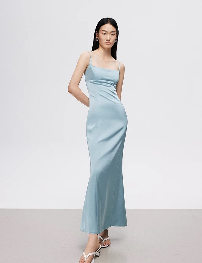 Lucury Ribbon Satin Dress
