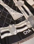 100% Pure Wool Paris Eiffel Tower Scarf(with gift box)