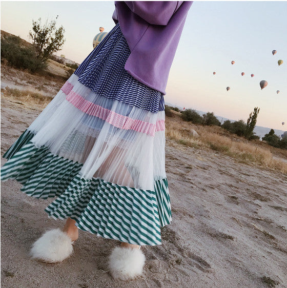Pleated Translucent Fairy Skirt