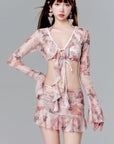 Elegant 4-Piece Chic Bikini Set