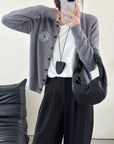 Soft and Feminine Knitted Cardigan