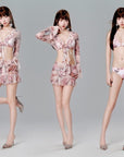 Elegant 4-Piece Chic Bikini Set