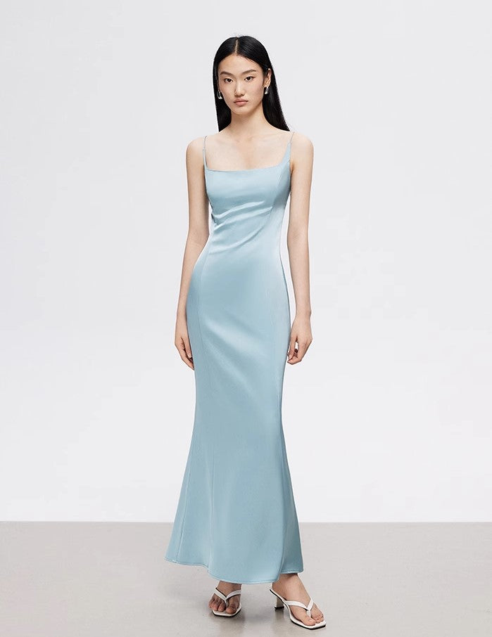 Lucury Ribbon Satin Dress