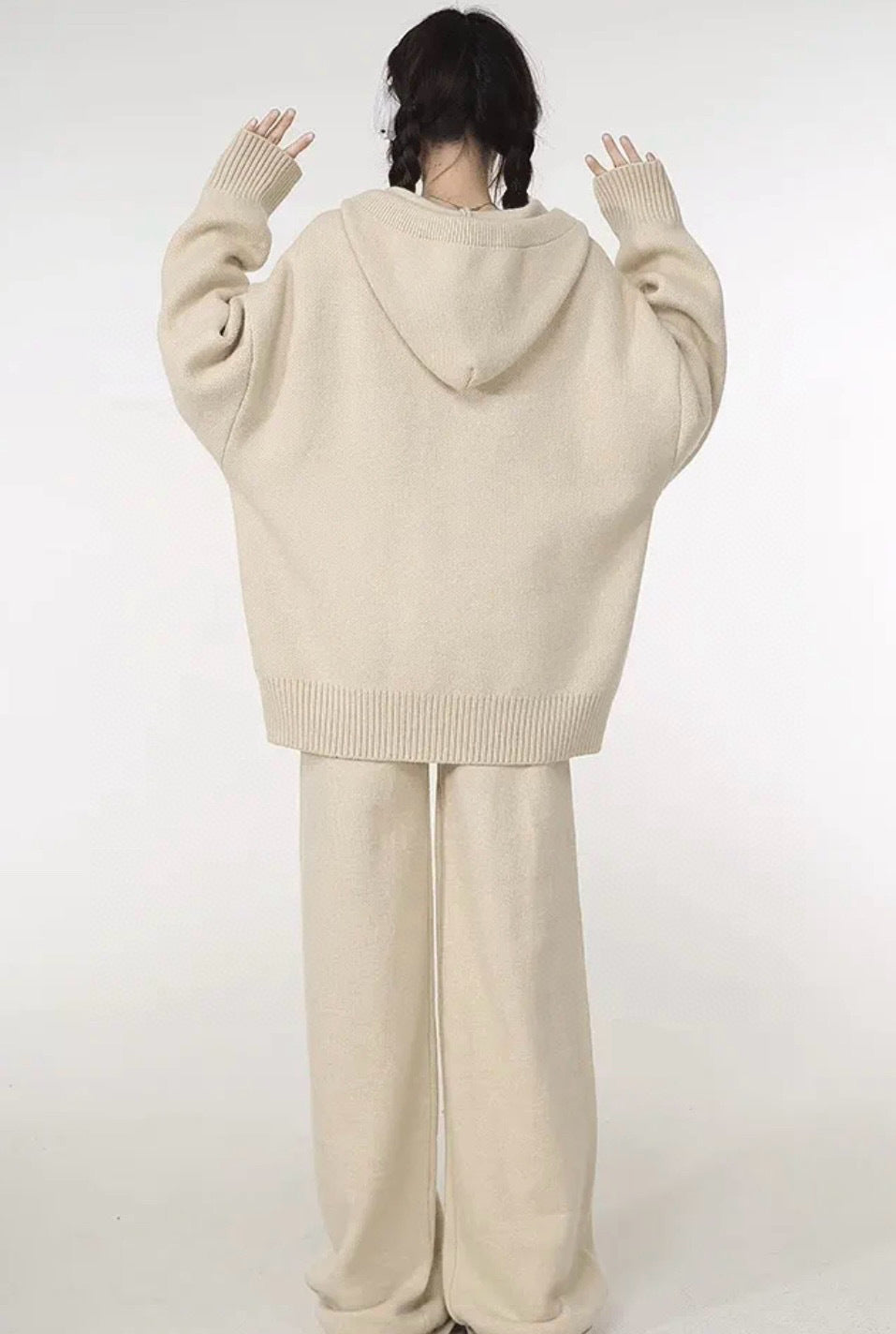 Lazy Person Thick Soft Knit Set