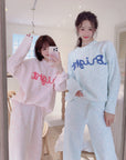 Upgrade Version of Chenille Thickened Coral Fleece Pajamas