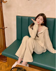 Lazy Person Thick Soft Knit Set