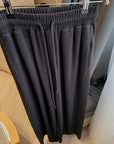 Cozy High-Waisted Wide-Leg Pants
