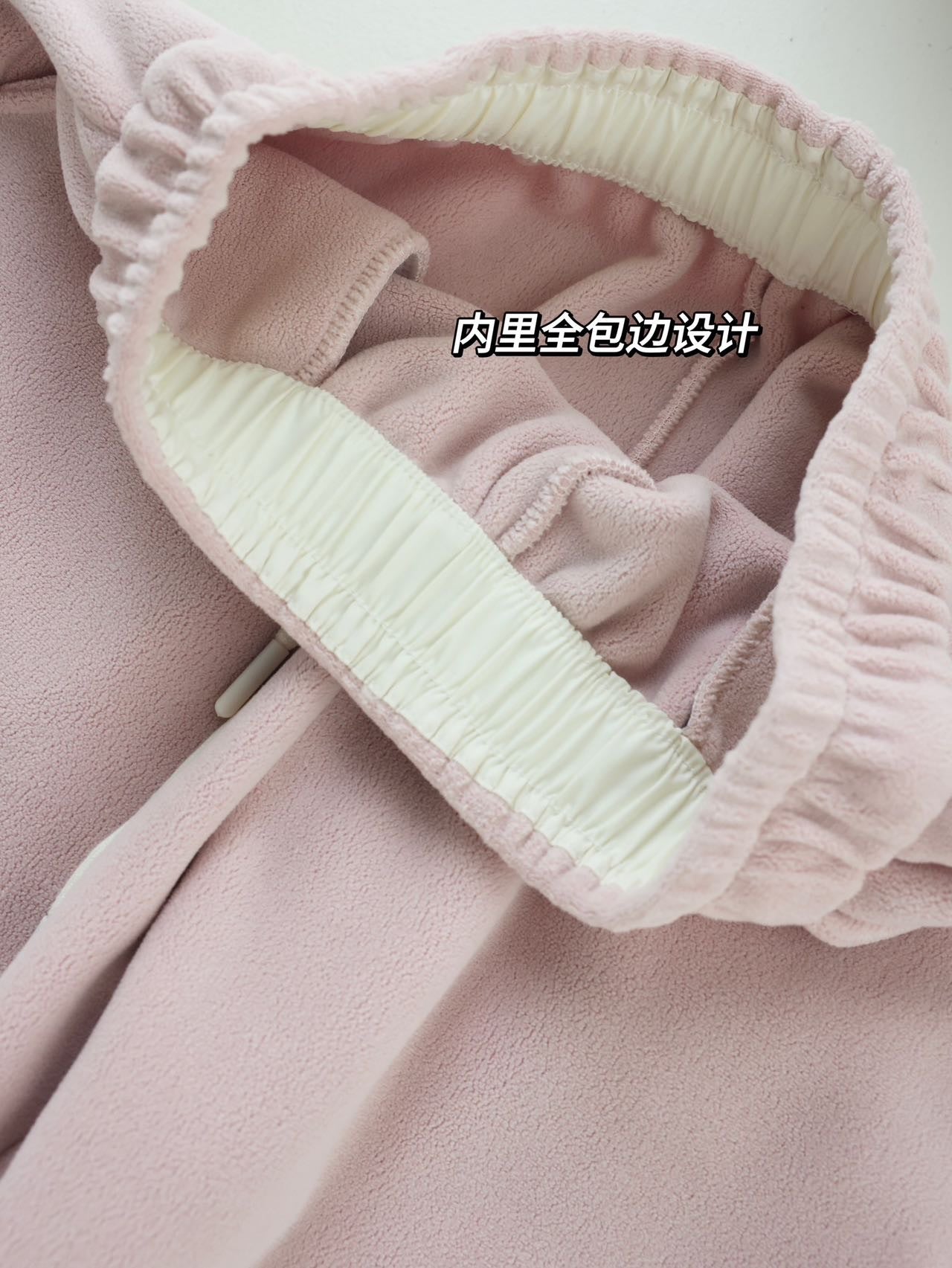 One-piece sherpa-lined jogger sweatpants