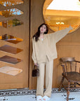 Lazy Person Thick Soft Knit Set