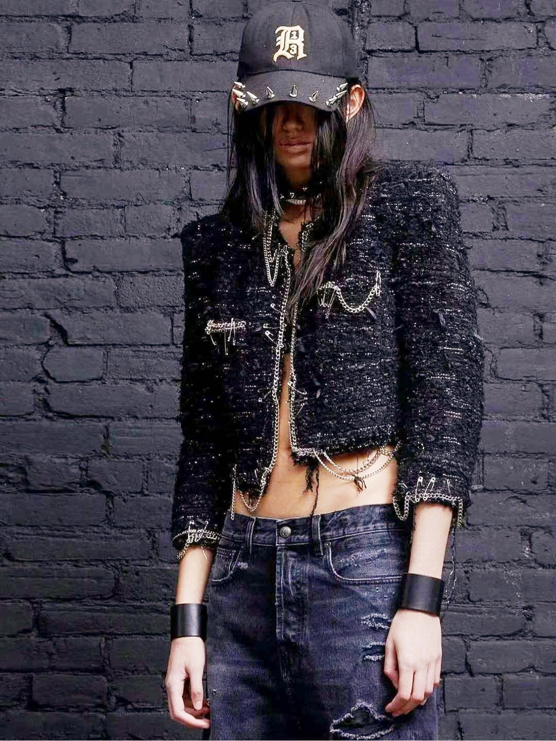 Gorgeous Rock Wind Luxcury Custom Small Fragrant Coat