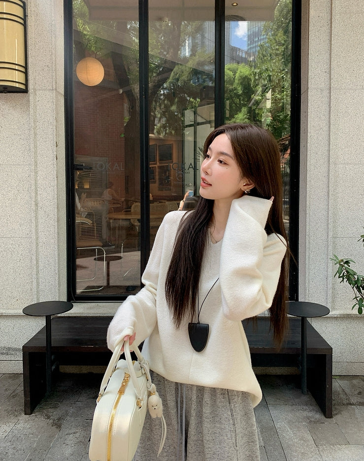 Relaxed Style 100% Merino Wool Sweater