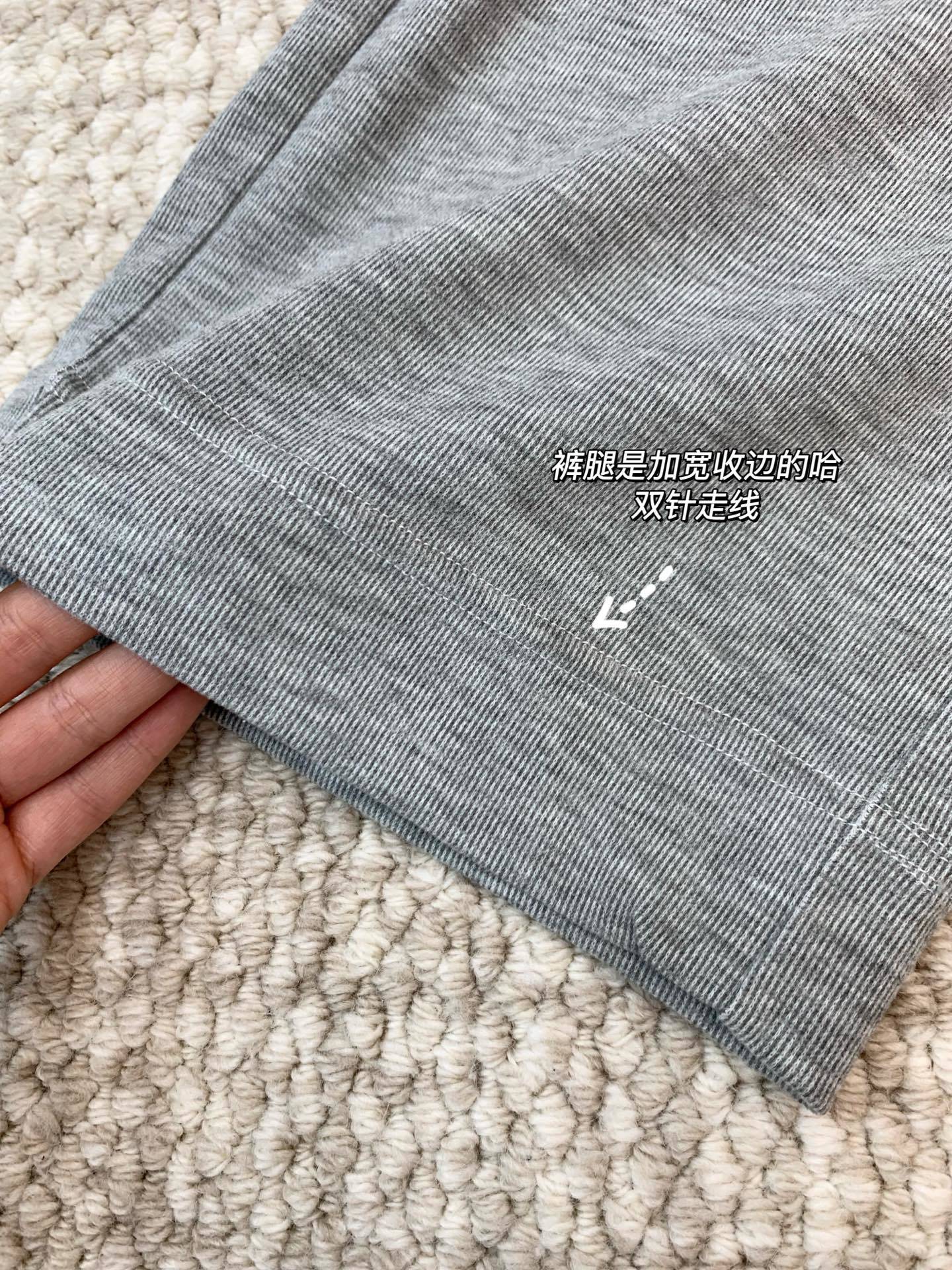 Trending ALO Wide-Leg Floor-Length Pants (Dark Gray)