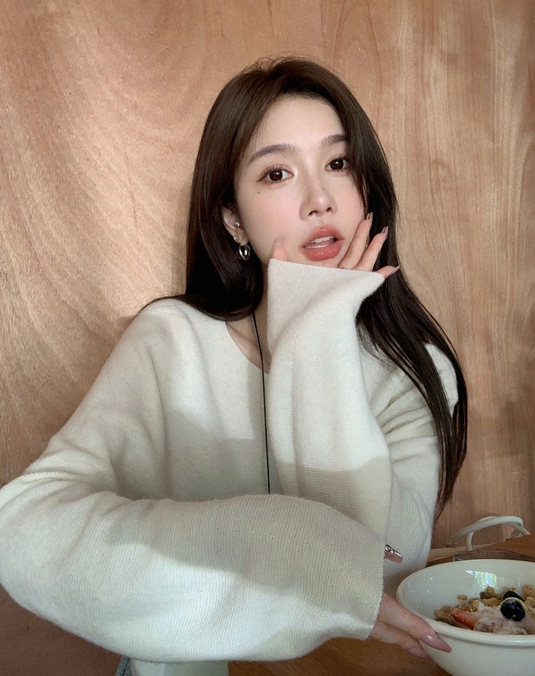 Relaxed Style 100% Merino Wool Sweater
