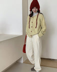 One-piece sherpa-lined jogger sweatpants