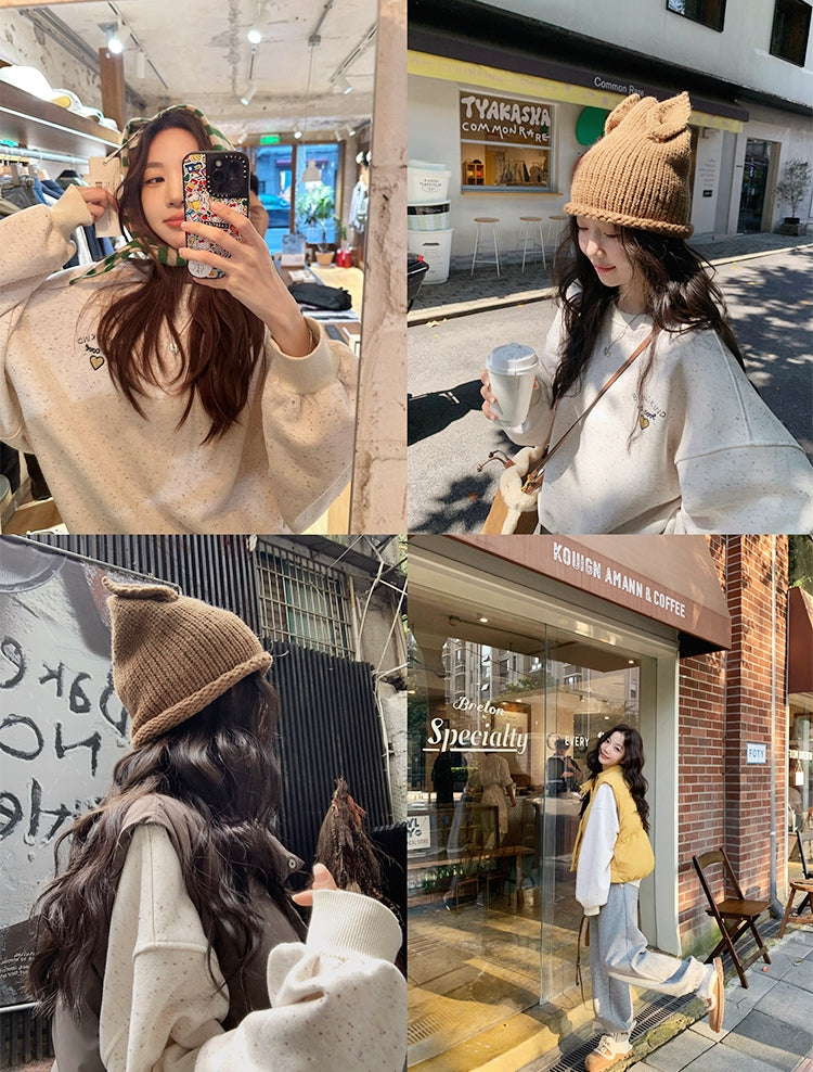390g High-Density Cotton Soft and Warm Sweater