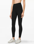 Lulu D Sports Plus Thin Velvet No Embarrassment Leggings (Black Only)