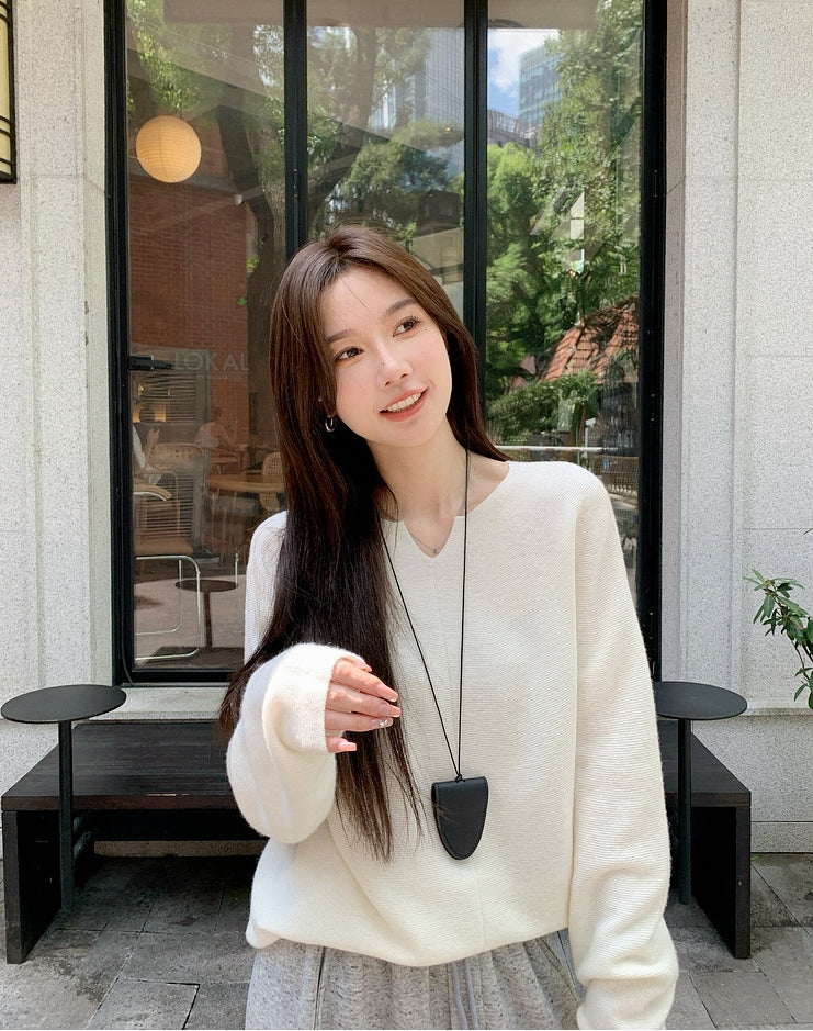 Relaxed Style 100% Merino Wool Sweater