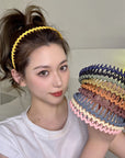 Wavy Candy Color Non-slip Tooth Headband