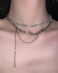 Luxury Double-layered Spicy Girl Collarbone necklace