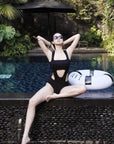 Triangle Cutout One-Piece Swimsuit