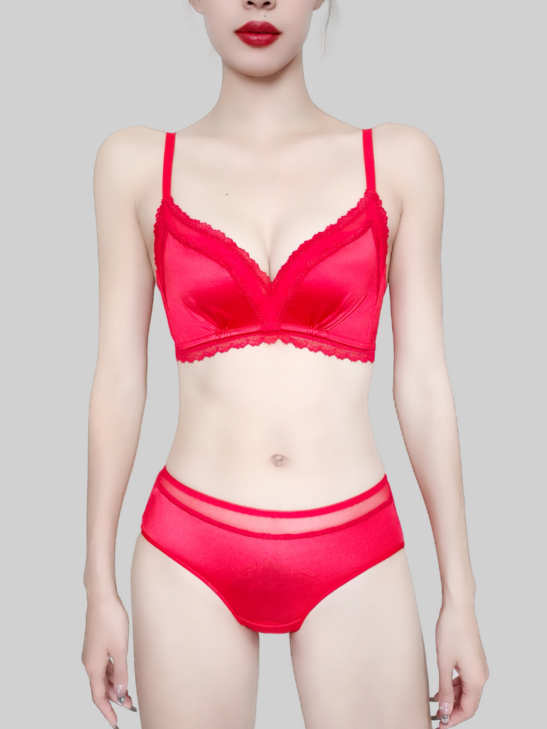 Lucky Red Wire-Free Bra