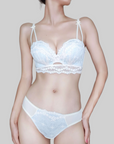 Wire-Free Thickened Push-Up Bra for Enhanced Bust