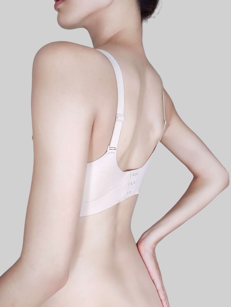 Anti-Gravity, Thin Peach-Cup, Wire-Free Seamless Lingerie
