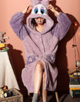 Donald Duck Coral Fleece Thickened Robe