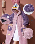 Donald Duck Coral Fleece Thickened Robe