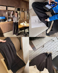 Cozy High-Waisted Wide-Leg Pants