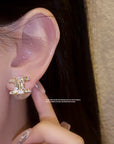 Pearl Rhinestones Light Luxury Earrings