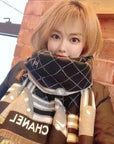 100% Pure Wool Paris Eiffel Tower Scarf(with gift box)