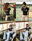 American Style Printed Fitted Cotton Tee