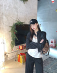 Sweet & Cool Girl Style Stand Collar Jacket