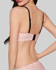 3D Push-Up Lace Wireless Bra Set