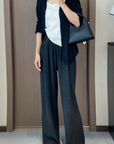 Cozy High-Waisted Wide-Leg Pants