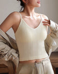 Textured High Elastic With Coaster Camisole