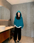 Gawk Embroidered Smiley Face Hoodie
