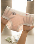 Jacquard Mid-Waist Cotton Unrolled Briefs (3 Packs)