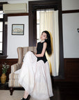 Luxury French Vintage-Style Tulle Dress