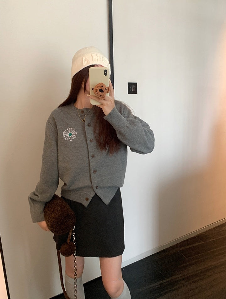 Soft and Feminine Knitted Cardigan